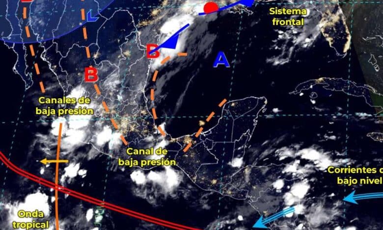 Se espera lluvias fuertes en estos estados