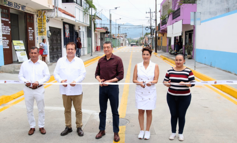 Mejoran la imagen urbana en municipio de Villaflores