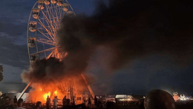 Incendio en rueda de la fortuna de festival en Alemania deja 23 heridos