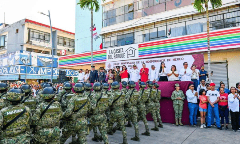 En Tapachula llevan a cabo desfile de la independencia