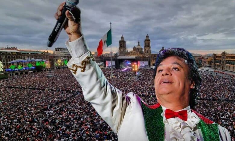 Proyectarán en el Zócalo capitalino concierto de Juan Gabriel