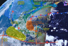 Temporal de lluvias puntuales intensas en varios estados del país