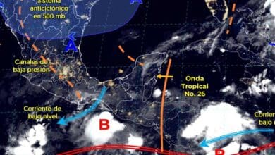 Se pronostican lluvias en la Península de Yucatán