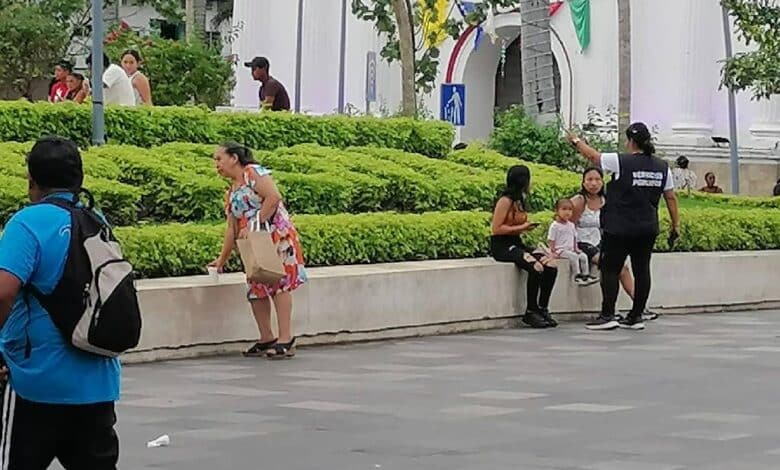 Solicitan poner bancas en el parque de Tapachula.