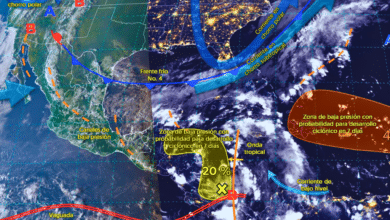 Se prevén lluvias muy fuertes en el norte, noreste, oriente, sureste y Península de Yucatán