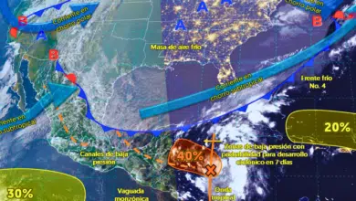 Tormentas fuertes a la vista se pronostican lluvias intensas en varias regiones del país