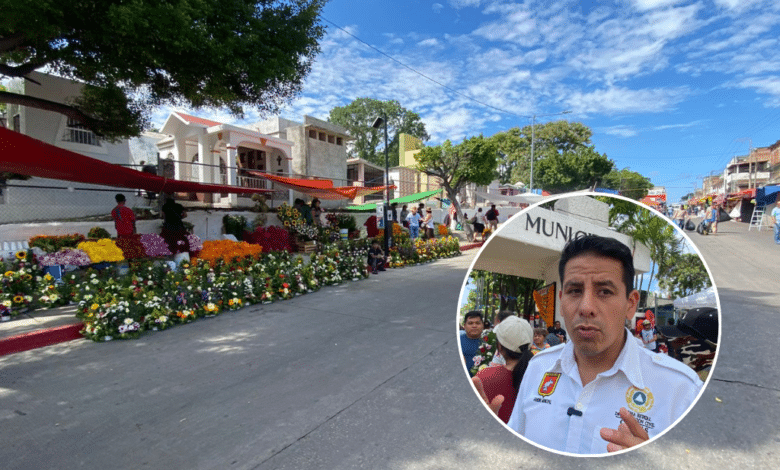 Protección Civil Tuxtla Gutiérrez realiza operativo en panteones por el Día de Muertos