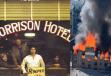 Incendio Hotel Morrison; lugar de la portada del disco de The Doors