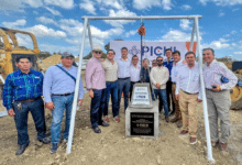 Colocación de la primera piedra, del Parque Industrial Chiapas