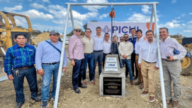 Colocación de la primera piedra, del Parque Industrial Chiapas