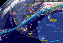 Clima extremo anuncian lluvias fuertes en el sureste y centro de México