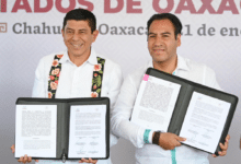 Firman Chiapas y Oaxaca convenio de seguridad