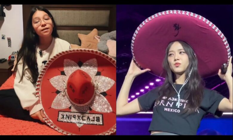 Tiktoker pone en venta sombrero que usó Jisoo de Blackpink en CDMX