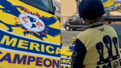 Aficionado tunea su camioneta en honor al América