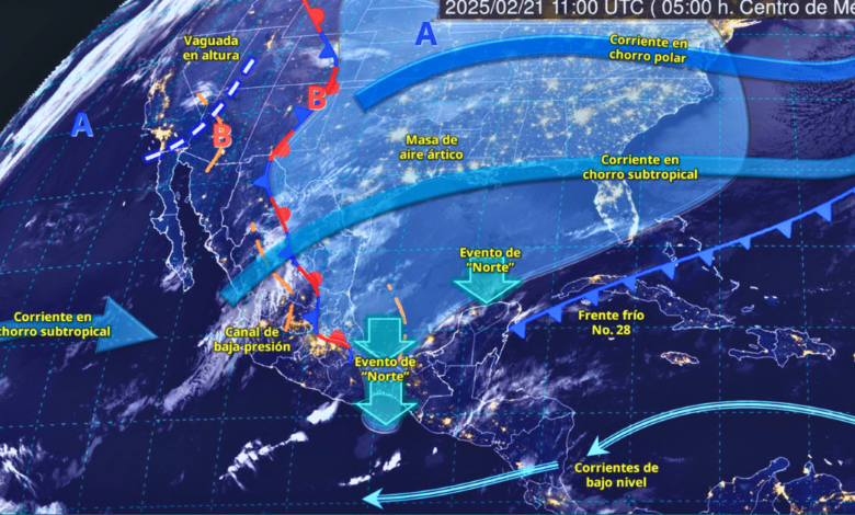 Alerta meteorológica lluvias intensas en el sureste del país