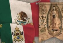 Historia completa de la Bandera de México, desde sus orígenes hasta la actualidad.