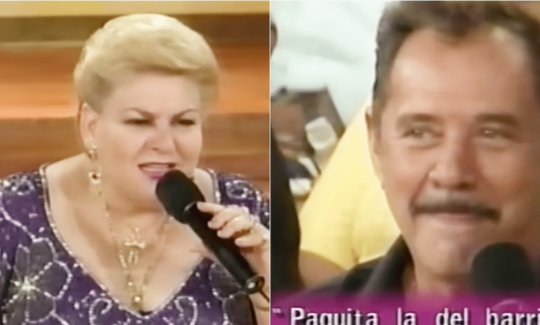 La vez que Paquita la del Barrio se reencontró con su exmarido en TV