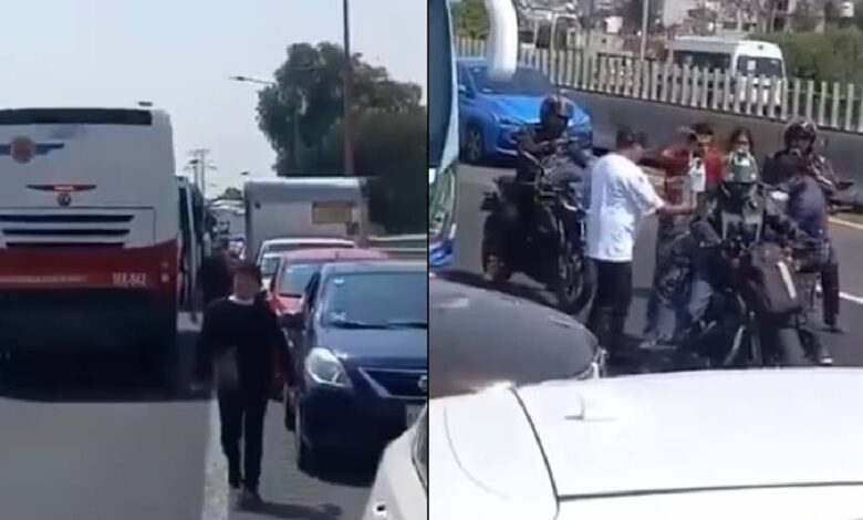 Un video logró mostrar un acto heroico sucedido el pasado lunes en la autopista México-Pachuca, en Ecatepec.