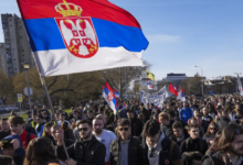 Protestas estudiantiles en Serbia La mayor movilización en 25 años