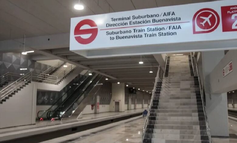 Sheinbaum: Tren Buenavista-AIFA se inaugurará en julio