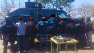 Detienen a seis personas y aseguran armas y vehículos en operativo interinstitucional en Chiapas