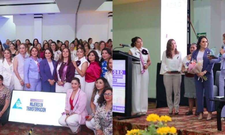 Más de 200 mujeres participaron en el foro de Canaco Tuxtla.
