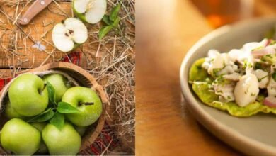 Prepara un ceviche de manzana, ¡sencillo de preparar y bajo en calorías!