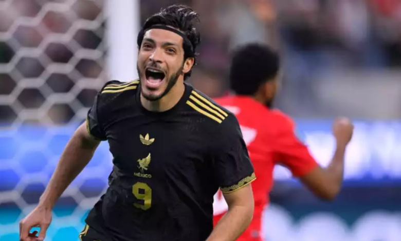 Raúl Jiménez lidera el triunfo de México en la Liga de Naciones de la Concacaf (Foto TV Azteca)