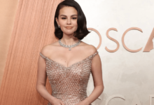 Selena Gómez deslumbra con un vestido de 16,000 cristales en los Oscar 2025