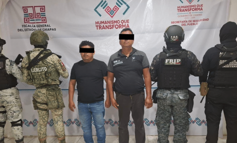 Tras cateos en Huixtla, dos detenidos y aseguramientos de sustancias ilícitas, armas y vehículos