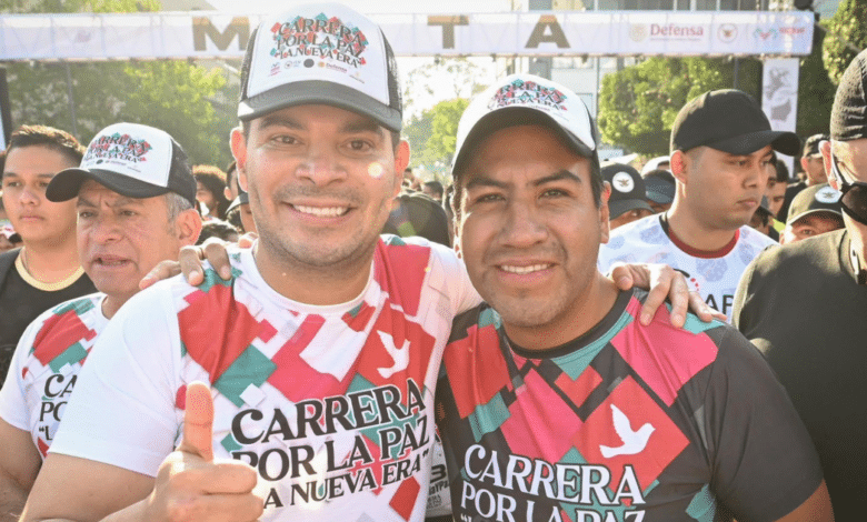 Secretario de Seguridad del Pueblo participa en Carrera por la Paz, la Nueva Era 2025