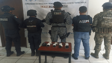 En operativo interinstitucional desinstalan cámaras de videovigilancia clandestina en Tapachula