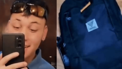 Le intentaron robar y el ladrón se olvidó su mochila lo que había adentro lo volvió viral