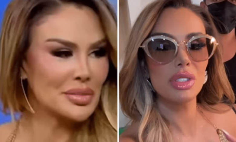 Ninel Conde reaparece en TV y su rostro causa polémica