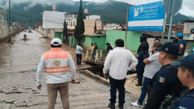 Protección Civil recorre zonas afectadas por lluvias en San Cristóbal de Las Casas