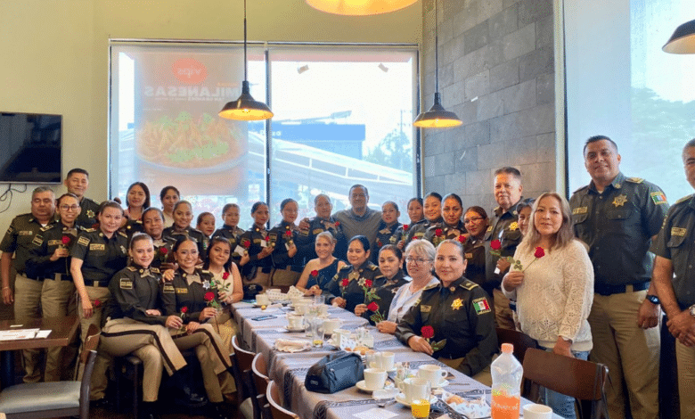 SSP celebra a las mamás policías de la Subsecretaría Vial Preventiva y de Turismo