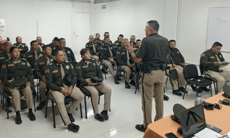 SSP fortalece habilidades operativas y tácticas de la Policía Vial Preventiva y de Turismo
