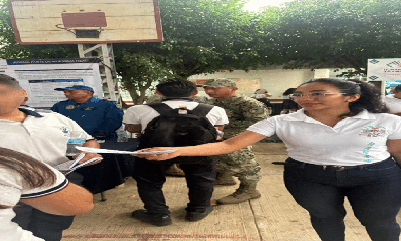 SSP participa en feria de Prevención del Delito en Metapa de Domínguez