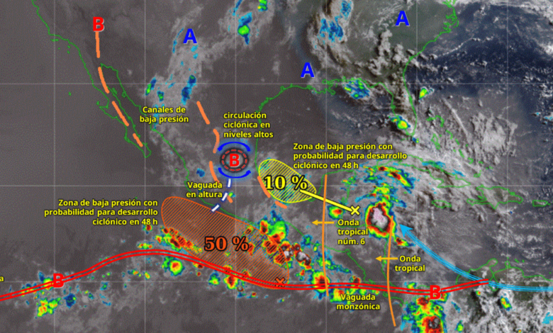 Intensas lluvias azotarán el sureste alerta en seis estados