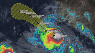 Tormenta tropical Barbara amenaza con convertirse en huracán categoría 1 (Foto por Servicio Meteorológico Nacional de México)