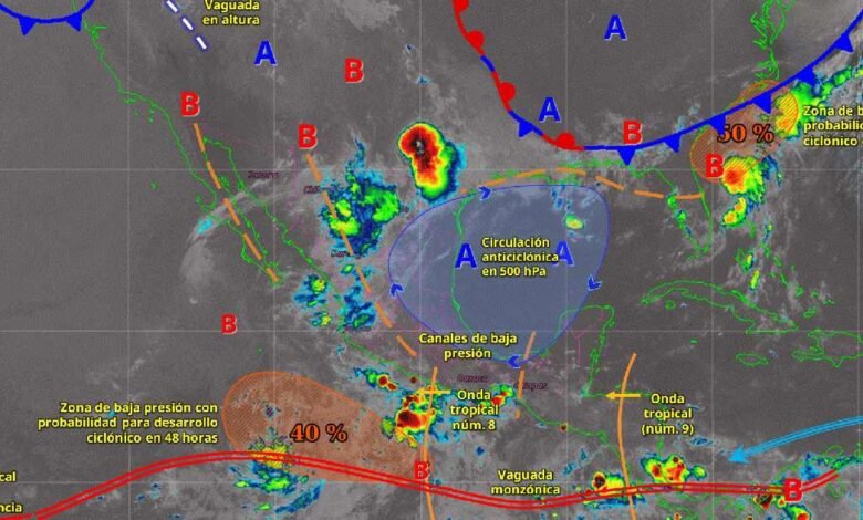 Clima hoy: Se pronostican lluvias fuertes en Nayarit, Coahuila y estos estados (Foto de Conagua)