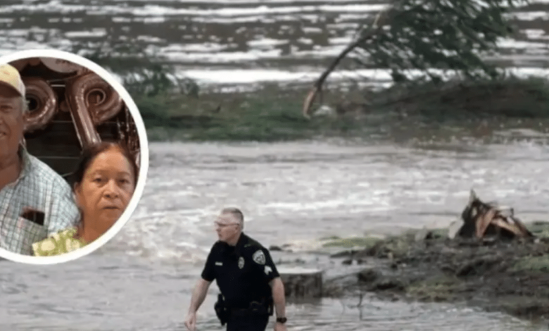 Hallan sin vida a pareja mexicana en inundaciones de Texas