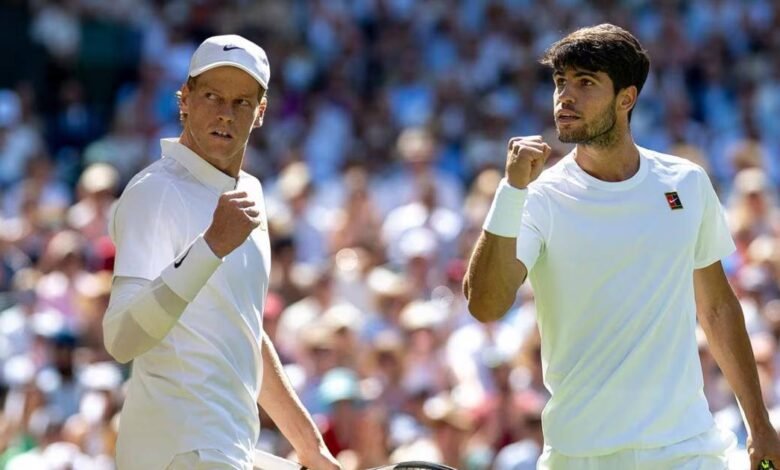 Alcaraz vs Sinner ¿Quién tiene más probabilidad de ganar el Wimbledon 2025? (Foto de internet)