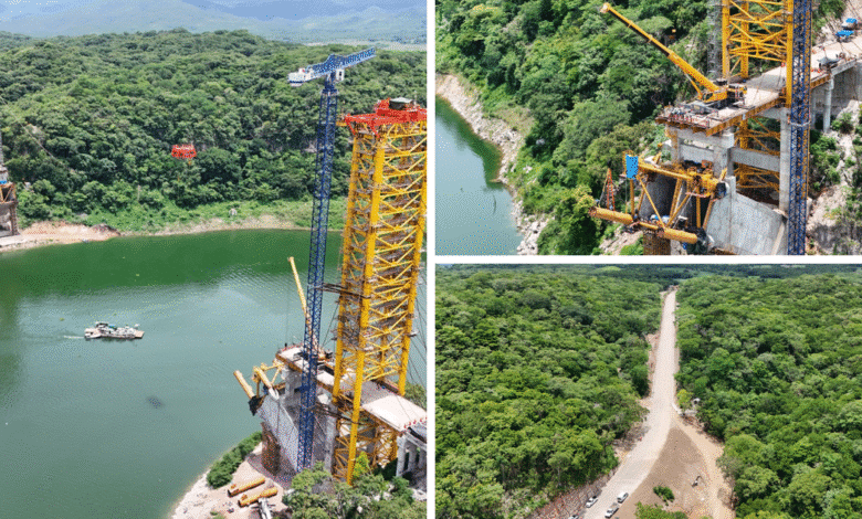 Avanza 81% la construcción del Puente Rizo de Oro en Chiapas y beneficiará a 300 mil habitantes