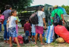 Crece tensión por desplazados