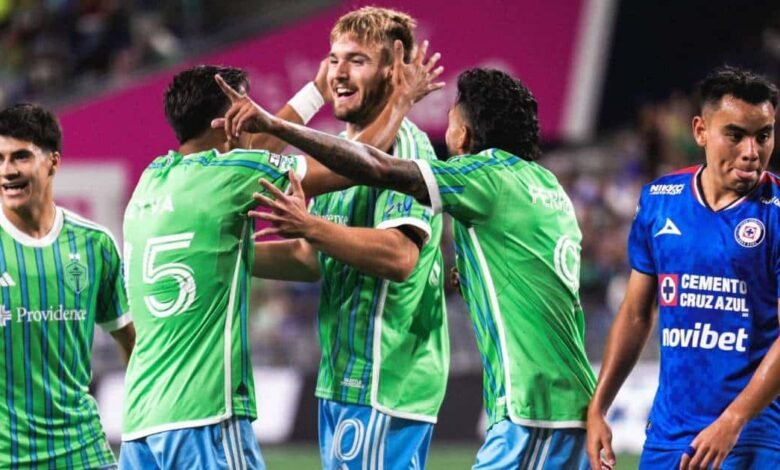 Cruz Azul goleado y humillado en la Leagues Cup, Seattle Sounders gana 7-0