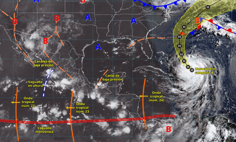 Fuertes precipitaciones azotan Chiapas