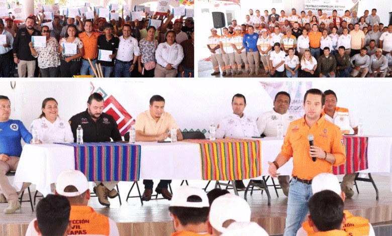 Inician en la región Istmo-Costa cursos de capacitación a elementos de Protección Civil municipal