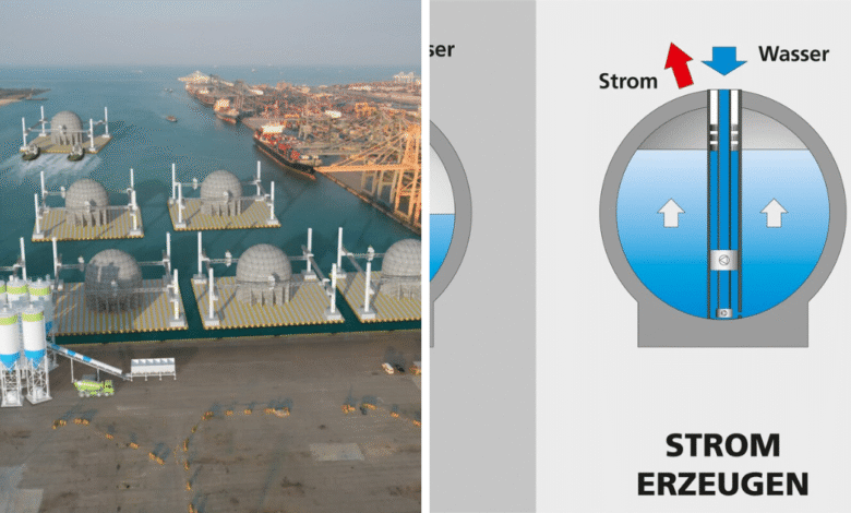 Alemania apuesta por esferas de concreto en el fondo del mar para revolucionar el almacenamiento de energía