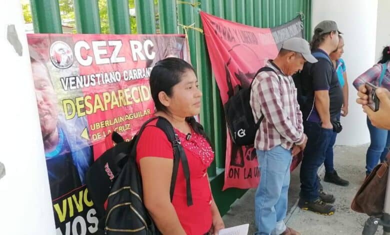 Piden por la aparición con vida de dos integrantes de Organización Campesina Emiliano Zapata-Región Carranza